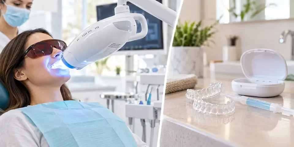 Ofis Tipi ve Ev Tipi Diş Beyazlatma Farkları